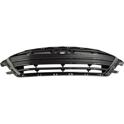 Rareelectrical - New Black Shell Grille Assembly Compatible With Hyundai Elantra L 4 Cyl 2.0L Elantra Limited 4 Cyl - Image 4