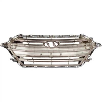 Rareelectrical - New Black Shell Grille Assembly Compatible With Hyundai Elantra L 4 Cyl 2.0L Elantra Limited 4 Cyl - Image 5