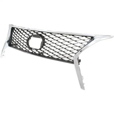 Rareelectrical - New Chrome Shell Grille Assembly Compatible With Lexus Rx350 F Sport 6 Cyl 3.5L Rx350 Sportdesign 6 - Image 2