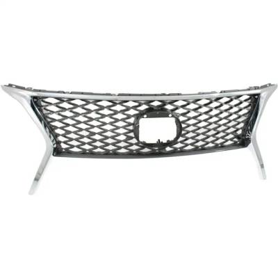 Rareelectrical - New Chrome Shell Grille Assembly Compatible With Lexus Rx350 F Sport 6 Cyl 3.5L Rx350 Sportdesign 6 - Image 4