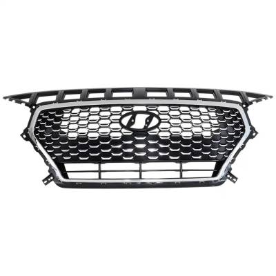 Rareelectrical - New Painted Black Grille Assembly Compatible With Hyundai Elantra Gt Base 4 Cyl 2.0L Elantra Gt - Image 2