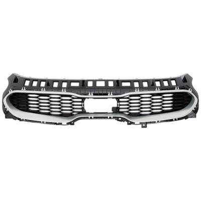 Rareelectrical - New Chrome Grille Assembly Compatible With Kia Stinger Base 4 Cyl 2.0L Stinger Premium 4 Cyl 2.0L - Image 2