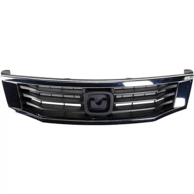 New Chrome Shell Grille Assembly Compatible With Honda Accord Lx 4 Cyl 2.4L Accord Lx-P 4 Cyl 2.4L