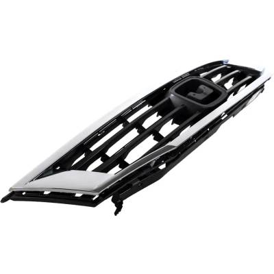 Rareelectrical - New Chrome Shell Grille Assembly Compatible With Honda Accord Lx 4 Cyl 2.4L Accord Lx-P 4 Cyl 2.4L - Image 2