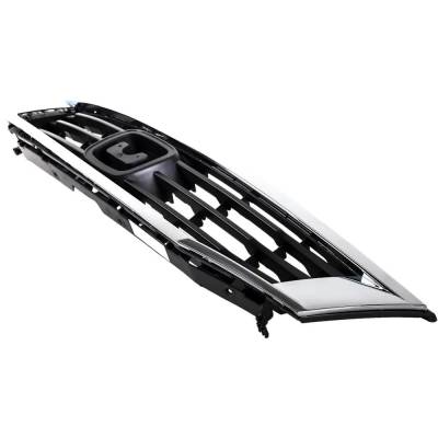 Rareelectrical - New Chrome Shell Grille Assembly Compatible With Honda Accord Lx 4 Cyl 2.4L Accord Lx-P 4 Cyl 2.4L - Image 3