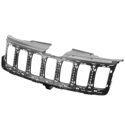 New Textured Black Grille Assembly Compatible With Jeep Grand Cherokee Limited 6 Cyl 3.0L Grand