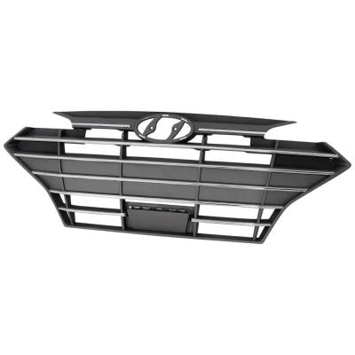 New Front Grille Assembly Compatible With Hyundai Elantra Value Edition 4 Cyl 2.0L Elantra Limited 4