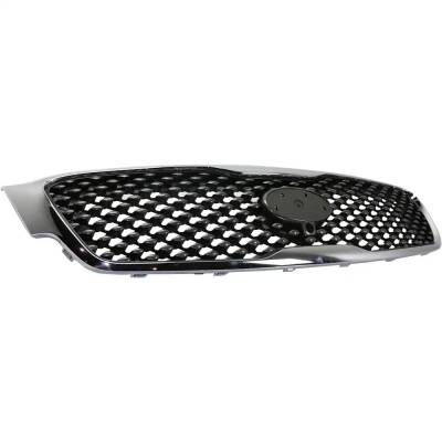 Rareelectrical - New Chrome Shell Grille Assembly Compatible With Kia Sorento Sx 4 Cyl 2.0L Sorento Sx Limited 6 Cyl - Image 2