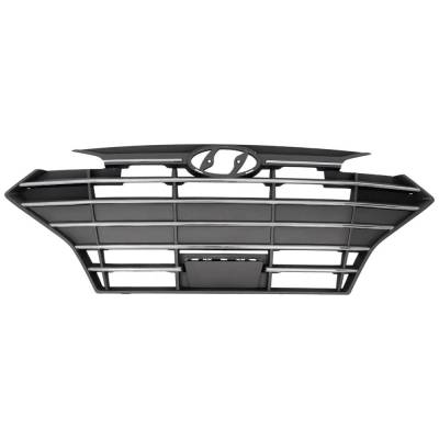 Rareelectrical - New Front Grille Assembly Compatible With Hyundai Elantra Sel 4 Cyl 2.0L Elantra Sport 4 Cyl 1.6L - Image 2