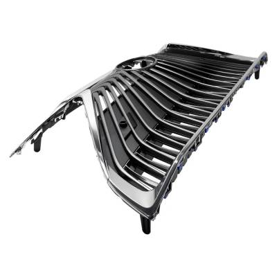 Rareelectrical - New Chrome Shell Grille Assembly Compatible With Lexus Es300h Luxury 4 Cyl 2.5L Es350 Ultra Luxury 6 - Image 2