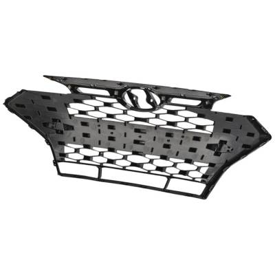 Rareelectrical - Upper Grille Assembly Compatible With Hyundai Elantra Sport 4 Cyl 1.6L 2019-2020 By Hy1200246 - Image 6