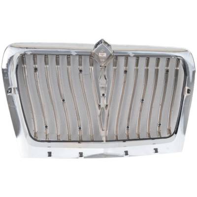 Rareelectrical - New Chrome Grille Assembly Compatible With International Lt625 Base 6 Cyl 14.9L Lt625 Base 6 Cyl - Image 4