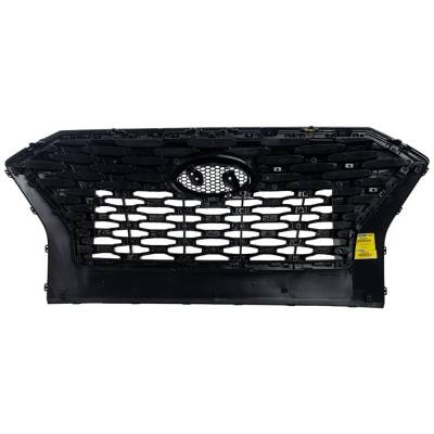 Rareelectrical - New Silver Gray Grille Assembly Compatible With Hyundai Palisade Essential 6 Cyl 3.8L Palisade Se 6 - Image 4