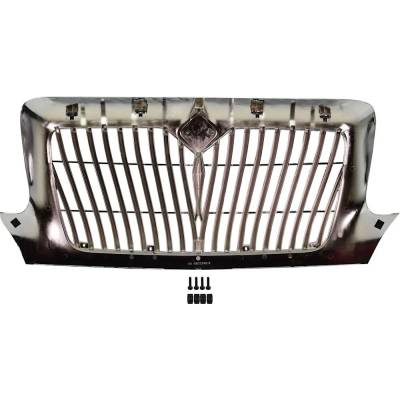 Rareelectrical - New Vertical Bar Grille Assembly Compatible With International 4400 Base 6 Cyl 9.3L 4400 Base 6 Cyl - Image 5