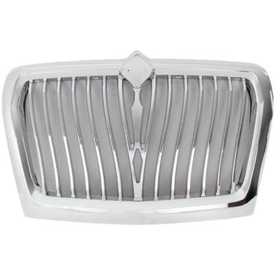 Rareelectrical - Chrome Grille Assembly Compatible With International Lt625 Base 6 Cyl 12.4L Lt625 Base 6 Cyl 14.9L - Image 2
