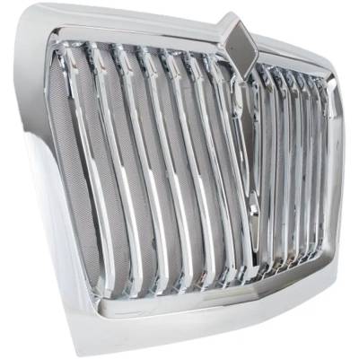 Rareelectrical - Chrome Grille Assembly Compatible With International Lt625 Base 6 Cyl 12.4L Lt625 Base 6 Cyl 14.9L - Image 3