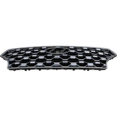 Rareelectrical - New Textured Dark Gray Grille Assembly Compatible With Hyundai Santa Fe Sel Plus 4 Cyl 2.4L Santa Fe - Image 6