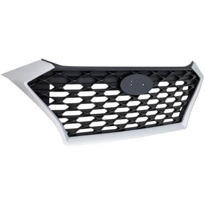 Rareelectrical - New Chrome Insert Grille Assembly Compatible With Hyundai Tucson Preferred 4 Cyl 2.4L Tucson - Image 3