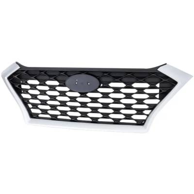 New Chrome Insert Grille Assembly Compatible With Hyundai Tucson Luxury 4 Cyl 2.4L Tucson Sel 4 Cyl