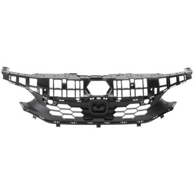 New Textured Black Grille Assembly Compatible With Honda Civic Sport Touring 4 Cyl 1.5L 2022-2024 By