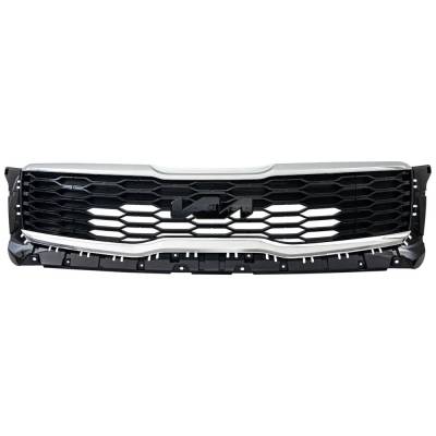 New Painted Black Grille Assembly Compatible With Kia Telluride S 6 Cyl 3.8L Telluride Ex 6 Cyl 3.8L