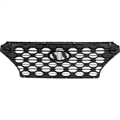 Rareelectrical - New Textured Dark Gray Grille Assembly Compatible With Hyundai Santa Fe Limited 4 Cyl 2.4L Santa Fe - Image 4
