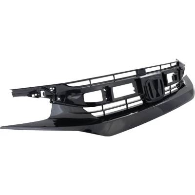 Rareelectrical - New Textured Black Grille Assembly Compatible With Honda Civic Si 4 Cyl 1.5L 2017-2020 Ho1200243 - Image 2