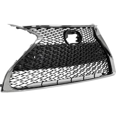 Rareelectrical - New Dark Gray Grille Assembly Compatible With Lexus Es250 F Sport 4 Cyl 2.5L Es350 Signature 6 Cyl - Image 3