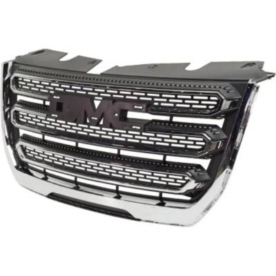 Rareelectrical - New Textured Black Grille Assembly Compatible With Gmc Terrain Slt 6 Cyl 3.6L Terrain Slt 4 Cyl 2.4L - Image 4