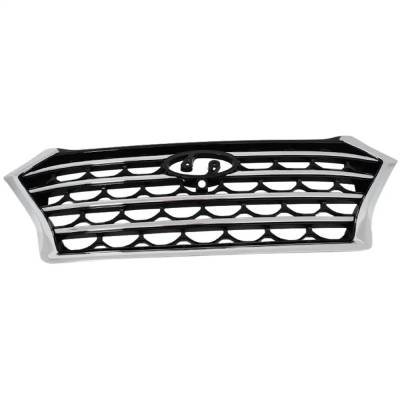Rareelectrical - New Painted Black Grille Assembly Compatible With Hyundai Tucson Sel 4 Cyl 2.4L Tucson Se 4 Cyl 2.0L - Image 2