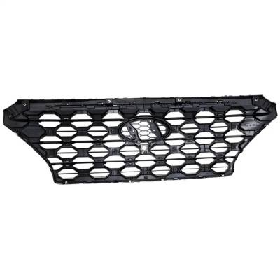 Rareelectrical - New Textured Gray Grille Assembly Compatible With Hyundai Santa Fe Ultimate 4 Cyl 2.4L Santa Fe Sel - Image 4