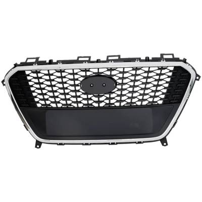 New Grille Assembly Compatible With Hyundai Ioniq Hybrid Limited 4 Cyl 1.6L Ioniq Hybrid Blue 4 Cyl