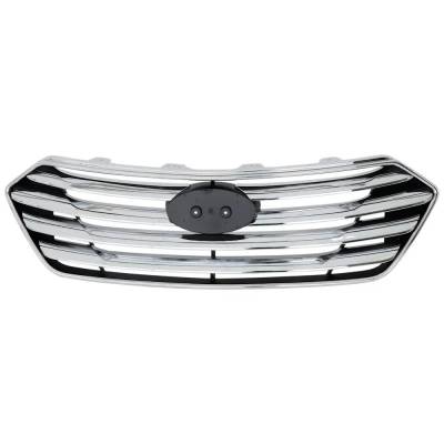 Rareelectrical - New Chrome Grille Assembly Compatible With Hyundai Santa Fe Gls 6 Cyl 3.3L Santa Fe Se 6 Cyl 3.3L - Image 2