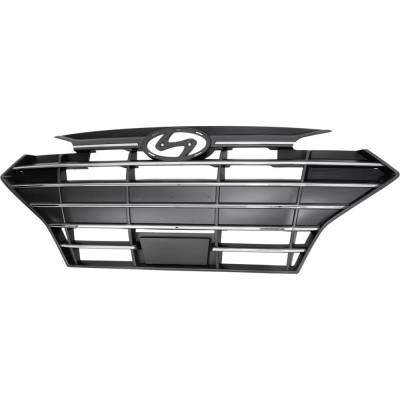 Rareelectrical - New Front Grille Assembly Compatible With Hyundai Elantra Limited 4 Cyl 2.0L Elantra Eco 4 Cyl 1.4L - Image 1