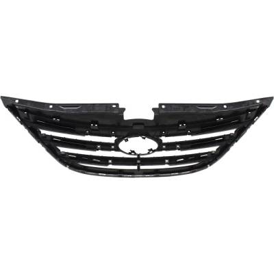 Rareelectrical - New Textured Black Grille Assembly Compatible With Hyundai Sonata Gl 4 Cyl 2.4L Sonata Se 4 Cyl 2.4L - Image 5