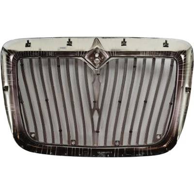 Rareelectrical - New Vertical Bar Grille Assembly Compatible With International Prostar Pro Lf677 6 Cyl 12.4L Prostar - Image 5