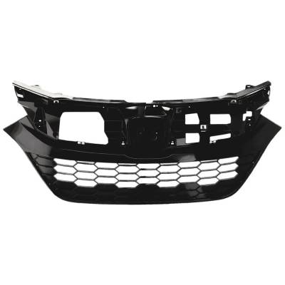 New Textured Black Grille Assembly Compatible With Honda Hr-V Sport 4 Cyl 1.8L Hr-V Touring 4 Cyl