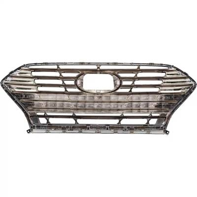 Rareelectrical - New Chrome Shell Grille Assembly Compatible With Hyundai Sonata 2.0T Sport 4 Cyl 2.0L Sonata Sel 4 - Image 5