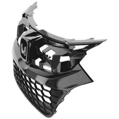 Rareelectrical - Textured Black Grille Assembly Compatible With Honda Hr-V Touring 4 Cyl 1.8L Hr-V Sport 4 Cyl 1.8L - Image 3