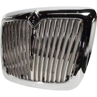 Rareelectrical - New Vertical Bar Grille Assembly Compatible With International Prostar Pro Lf617 6 Cyl 12.4L Prostar - Image 3