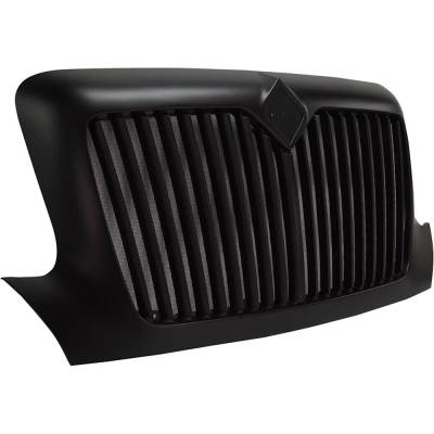 Rareelectrical - New Vertical Bar Grille Assembly Compatible With International 4300 Base 8 Cyl 6.4L 4400 Base 6 Cyl - Image 2