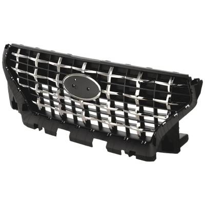 Rareelectrical - New Chrome Shell Grille Assembly Compatible With Hyundai Venue Sel 4 Cyl 1.6L Venue Ultimate 4 Cyl - Image 2