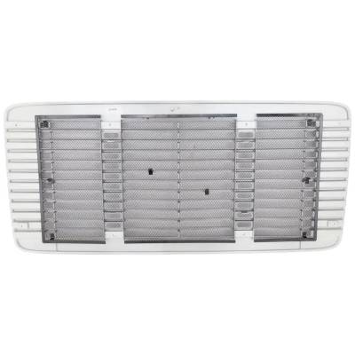 Rareelectrical - New Chrome Grille Assembly Compatible With Freightliner Fl60 Base 6 Cyl 8.3L Fl60 Base 4 Cyl 4.3L - Image 4