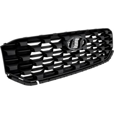 Rareelectrical - New Primed Black Grille Assembly Compatible With Hyundai Santa Fe Hybrid Preferred 4 Cyl 1.6L Santa - Image 3