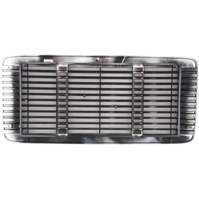 Rareelectrical - New Black Grille Assembly Compatible With Freightliner Fl70 Base 6 Cyl 8.3L Fl60 Fl6042s 6 Cyl 5.9L - Image 4