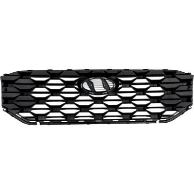 Rareelectrical - New Primed Black Grille Assembly Compatible With Hyundai Santa Fe Ultimate Calligraphy 4 Cyl 2.5L - Image 4