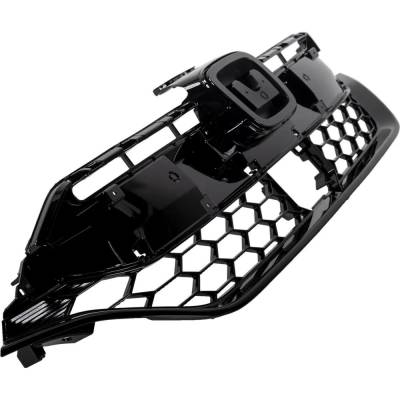 Rareelectrical - New Painted Black Grille Assembly Compatible With Honda Cr-V Hybrid Ex-L 4 Cyl 2.0L Cr-V Touring 4 - Image 2