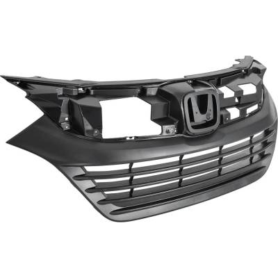 Rareelectrical - New Textured Black Grille Assembly Compatible With Honda Hr-V Ex 4 Cyl 1.8L Hr-V Lx 4 Cyl 1.8L Hr-V - Image 3