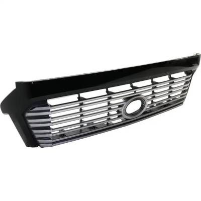 Rareelectrical - Painted Silver Shell Grille Assembly Compatible With Toyota Tundra Platinum 8 Cyl 5.7L 2014-2017 - Image 2