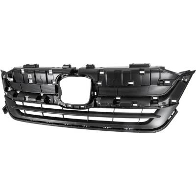 New Textured Black Grille Assembly Compatible With Honda Pilot Lx 6 Cyl 3.5L Pilot Ex 6 Cyl 3.5L